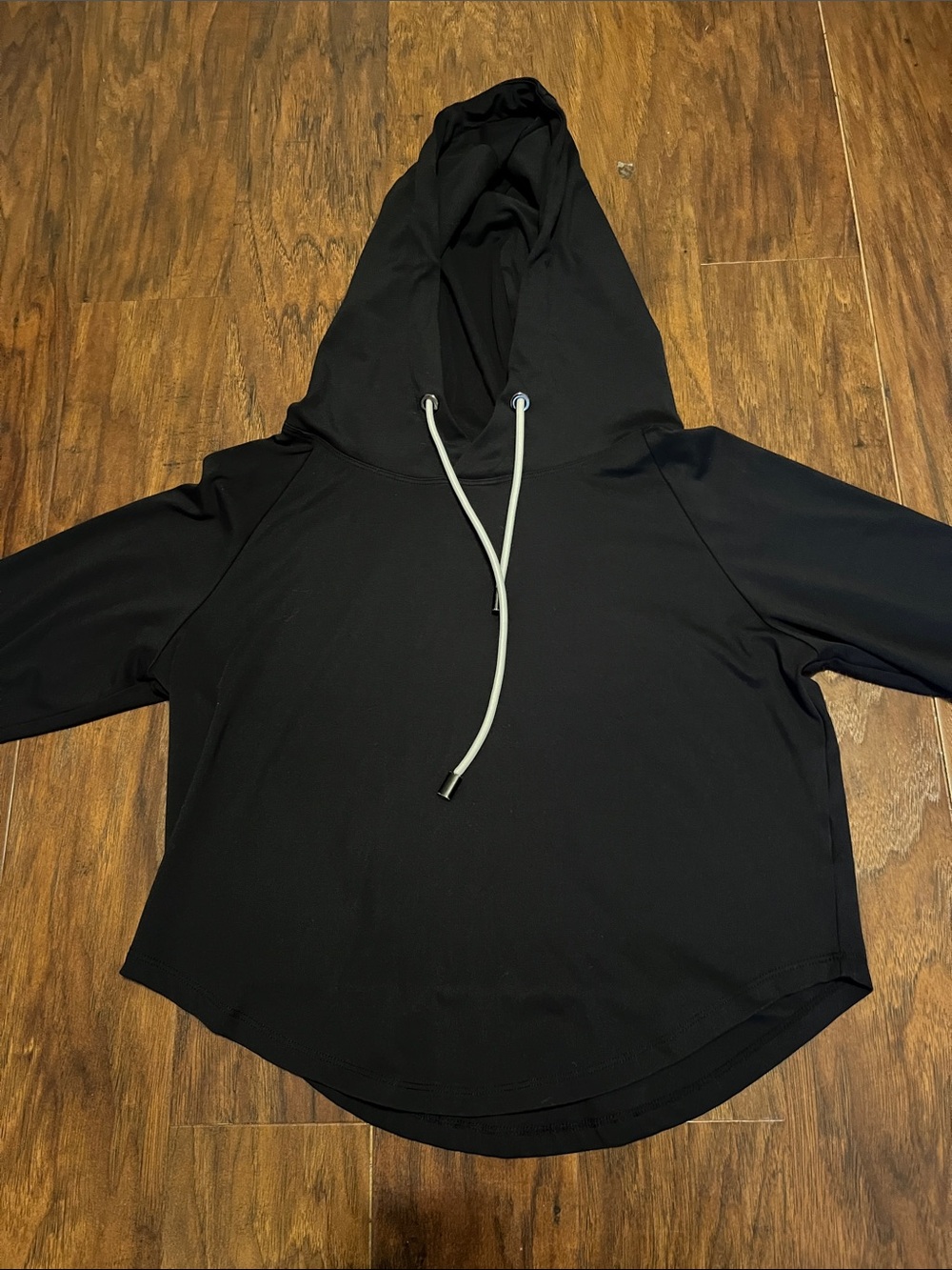 Constantly Varied Gear Black Women's Hooded Pullover with Contrast Drawcord
